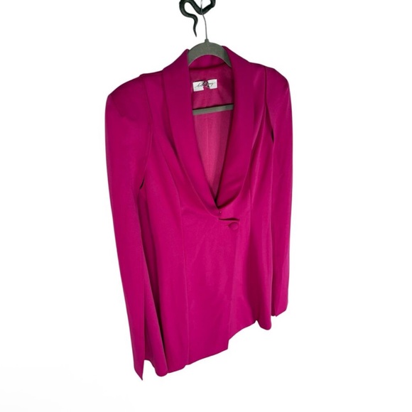 Katie May Fuchsia Cape Mini Dress - Picture 5 of 10